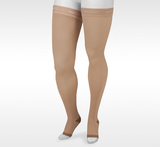 Juzo USA Soft Silver Thigh length Compression Stocking